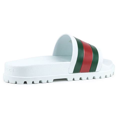 gucci slide white|Gucci slides clearance.